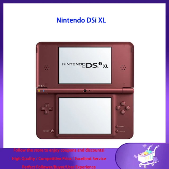 Nintendo DSi XL 2024 in Burgundy
