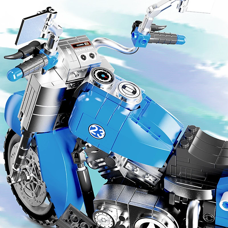 2024 Nieuwe Moc JD-003 Eenwieler Motorfiets Harley Suvs Model Gebouw Brocks Bridges Puzzel Diy Speelgoed Assemblage Brithday Cifts Voor Kinderen