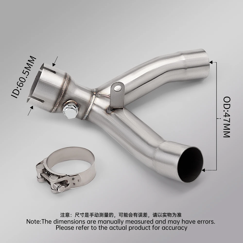 ل GSXR1000 GSXR 1000 GSXR K9 2007-2008 2009-2011 سنة دراجة نارية العادم الهروب الأنابيب ربط أنبوب العادم الأصلي