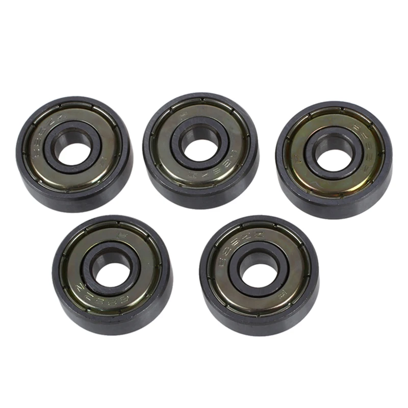 ABYL 626Z 6mm x 19mm x 6mm Shielded Radial Miniature Deep Groove Ball Bearing 5 Pcs