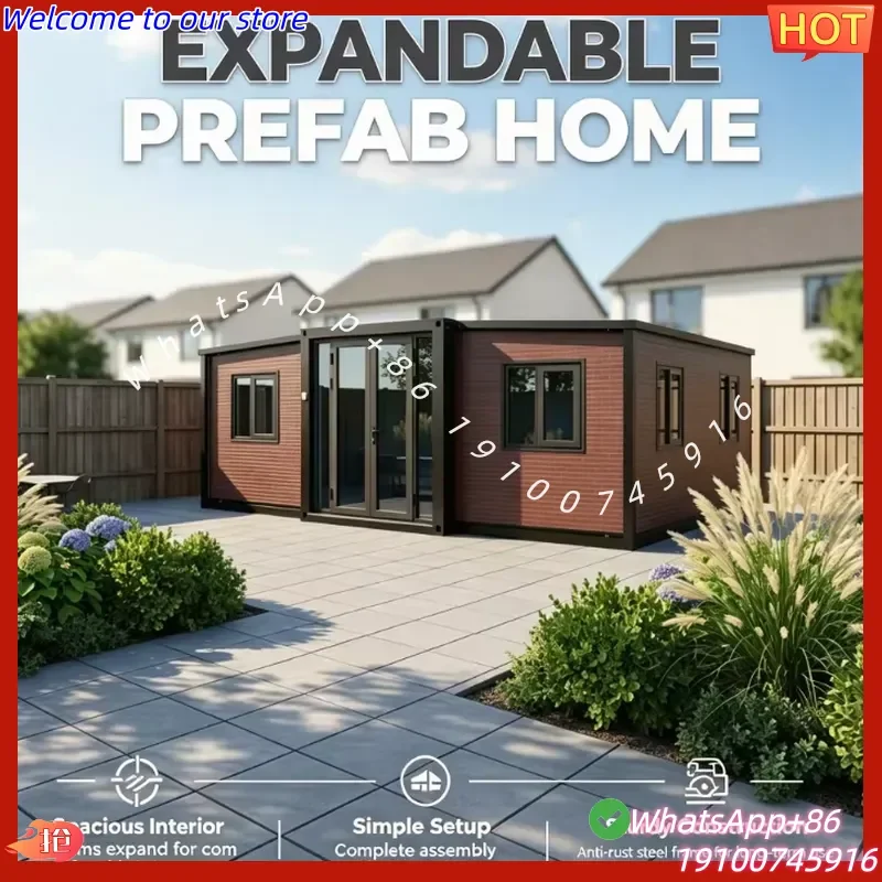 2026 Modern Expandable Modular Prefabricated Container House Fast Assemble Weatherproof Mobile Home