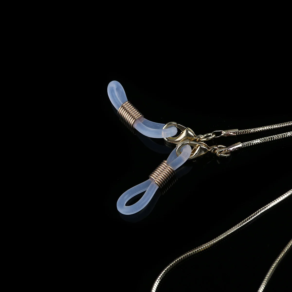 

Eyeglass Chain Silver Copper Eyeglasses Eyeglass Cord Chain Adjustable Ends Metal Coils Women Glasses Holder Cord