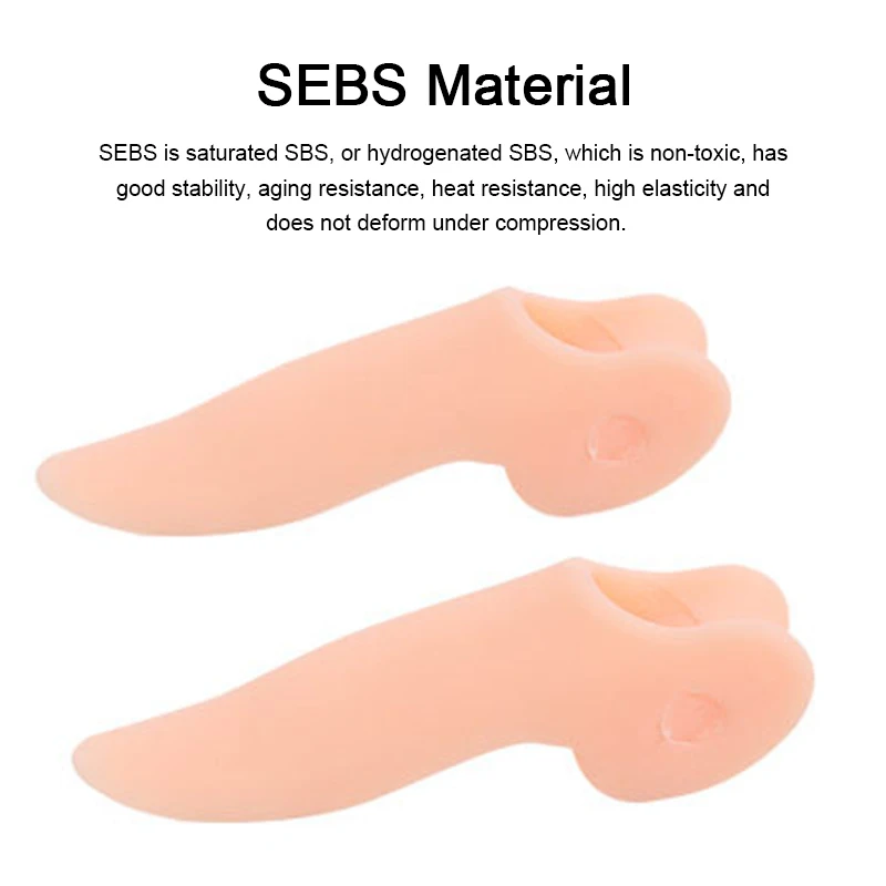 تصحيح أروح أروح ، حارس الورم دائم ، تخفيف الألم الفعال ، فاصل اصبع القدم سيليكون ، العناية بالقدم مريحة