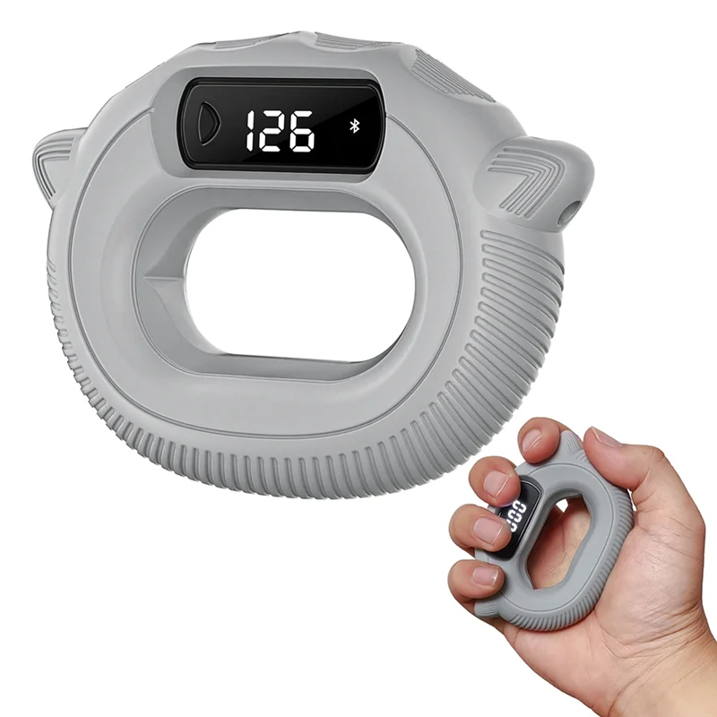 WHYY-Fitness ハンドグリッパー 手のリハビリテーション機器 指トレーニング グリップ強化剤 スクリーン付き