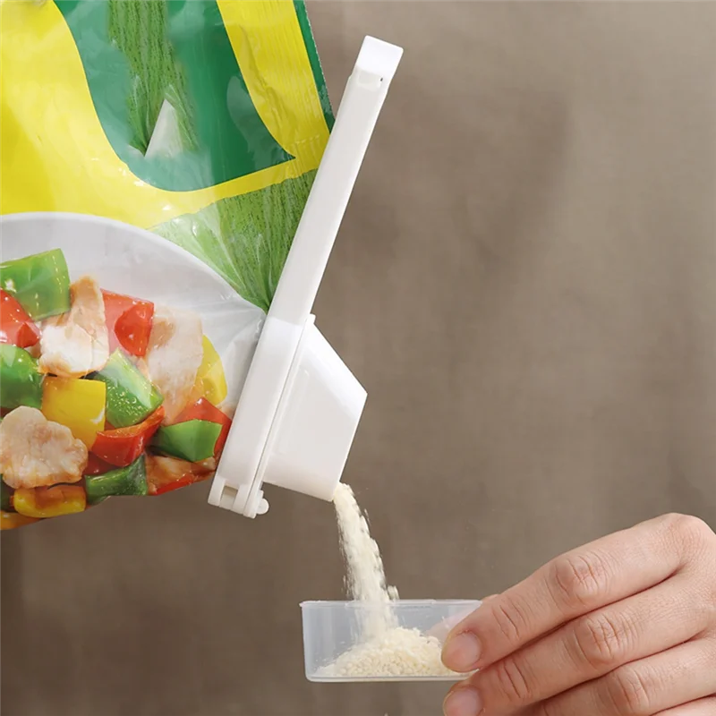 A19F-6PCS Food Bag Clips With Lid - Sealing Clips For Snacks, Milk Powder,Kitchen Moisture-Proof Sealer For Food Storage