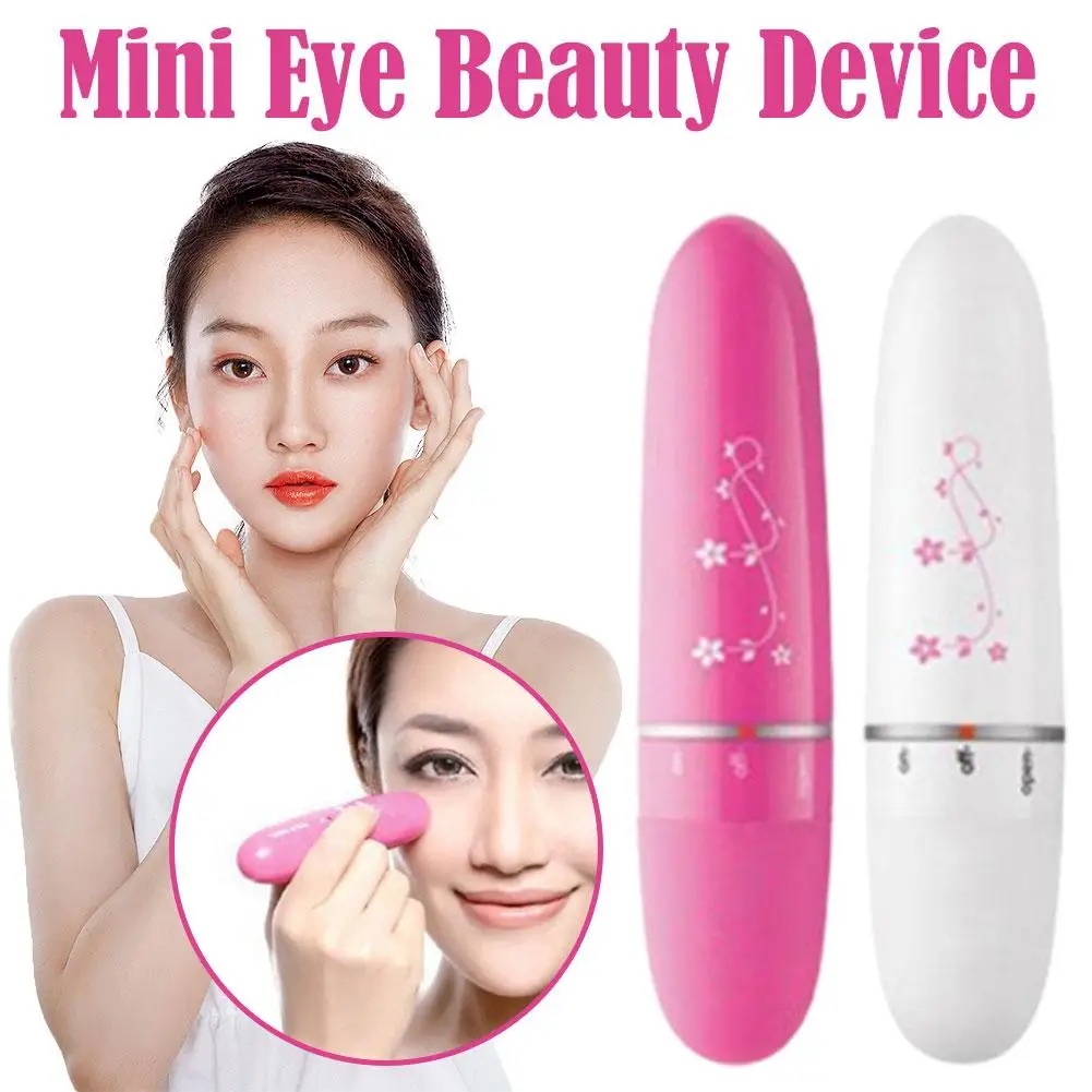 1pcs Electric Mini Eye Massager Facials Vibration Wrinkle Eye Removal Device Massager Dark Tools Anti-Ageing Care Circles S G8X7