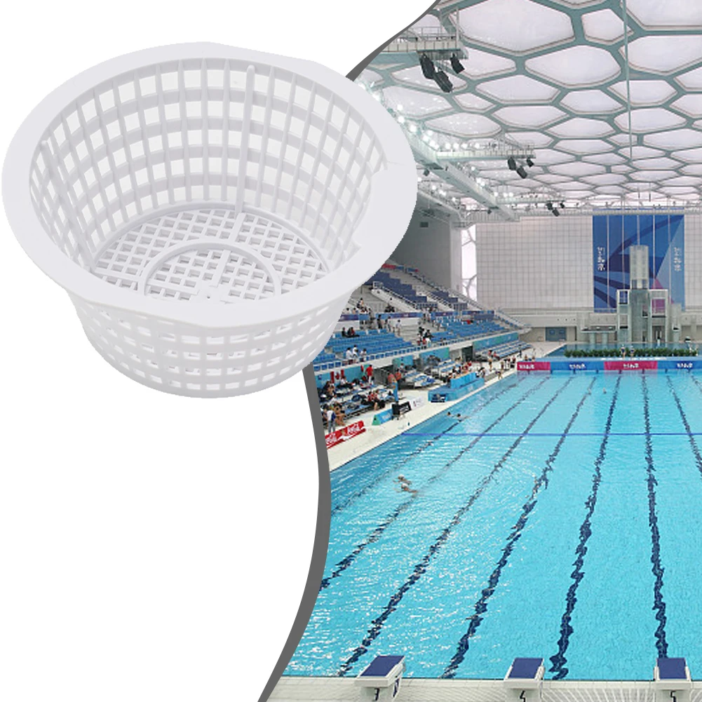 Pool Filter Basket Pool Skimmer Basket Practical Round Strainer Basket Skim Remove Leaves For Skimmer For Swimline 8928