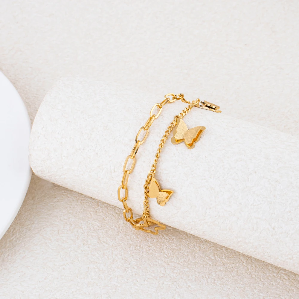 Damenarmband Trendiger Edelstahlschmuck 2026 Italienisches Charm-Armband Kostenlose Lieferung Artikel für Damen Frauenaccessoires – Detail 3