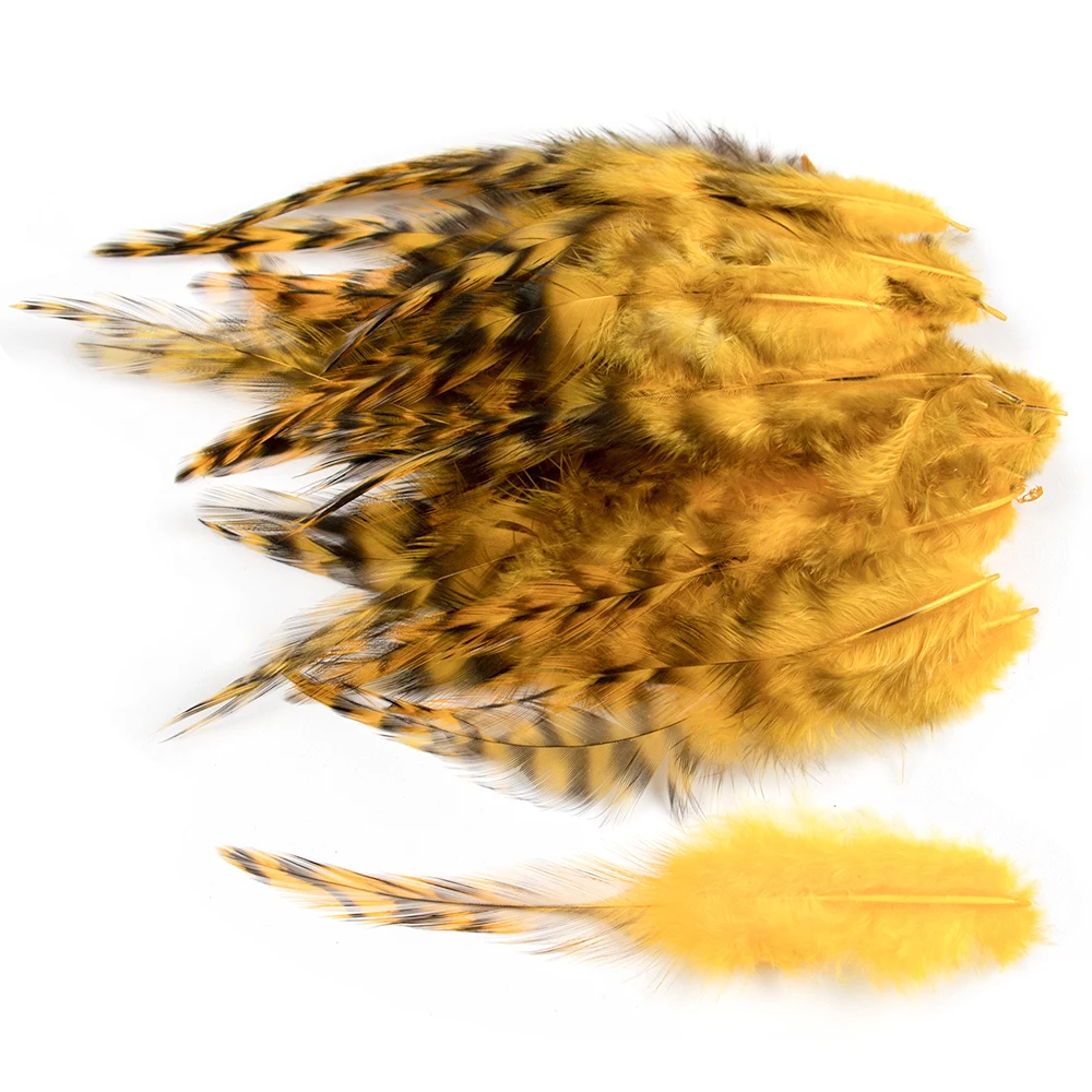 50/100/200/500 Stück Fasan- und Hühnerfedern, Sattelfedern, Fliegenbindefedern, Plumas, Schmuck, Traumfänger, Ohrring-Zubehör, Dekoration
