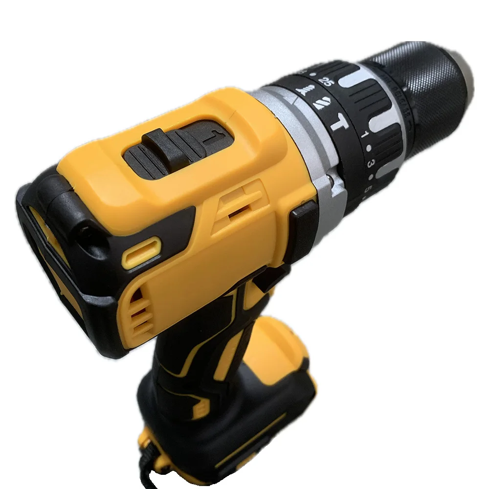 Dewalt 20V 배터리에 적합 브러시리스 해머 드릴 3in1 전기 스크루 드라이버 무선 임팩트 드릴 전동 공구