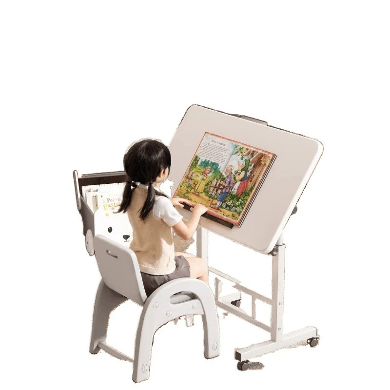 Study table Primary school student desk Foldable drawing board Lifting table Writing table Bedroom household computer