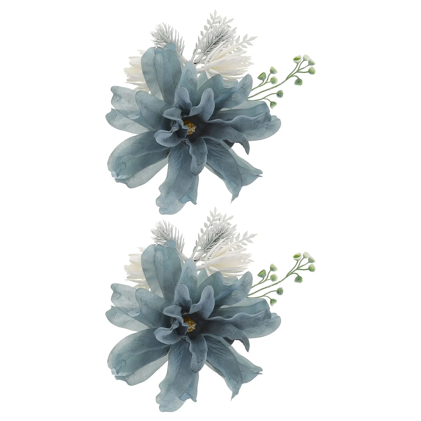 

2Pcs Flower Curtain Holdbacks Realistic Artificial Flower Ties for Drapes Functional Decorative Curtain Clips Farmhouse Boho