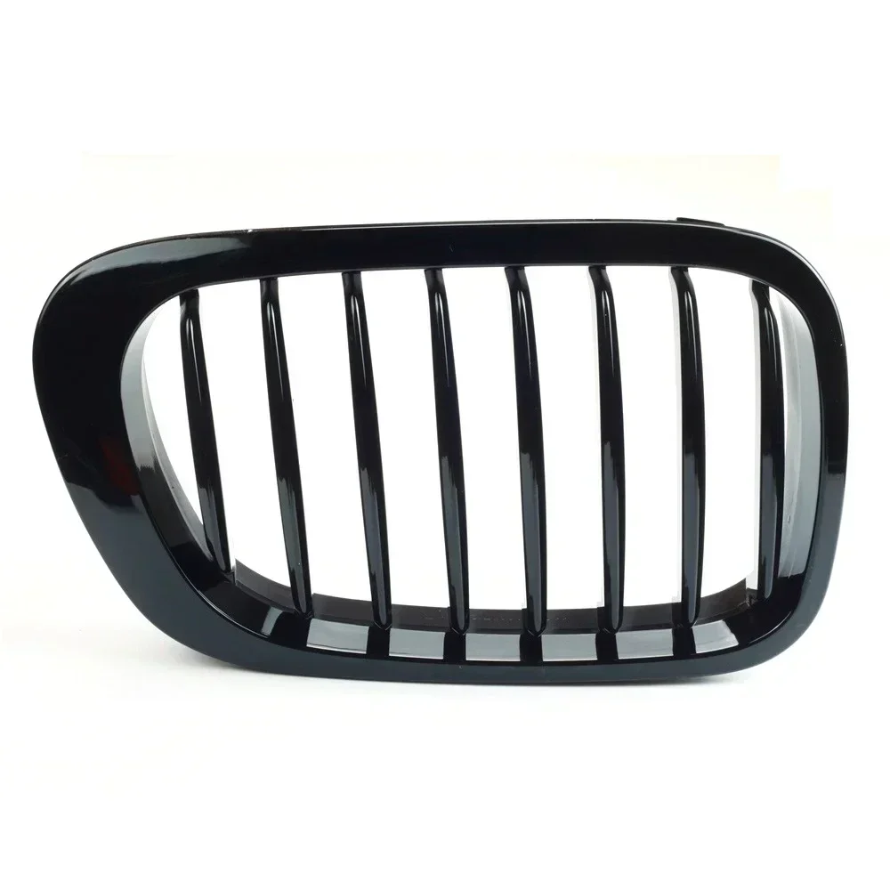 Front Hood Kidney Luxury Grill Grille Snap-on For BMW 330ci Coupe Cabriolet Pre-Facelift For E46 2Doors 1998-2001 Gloss black