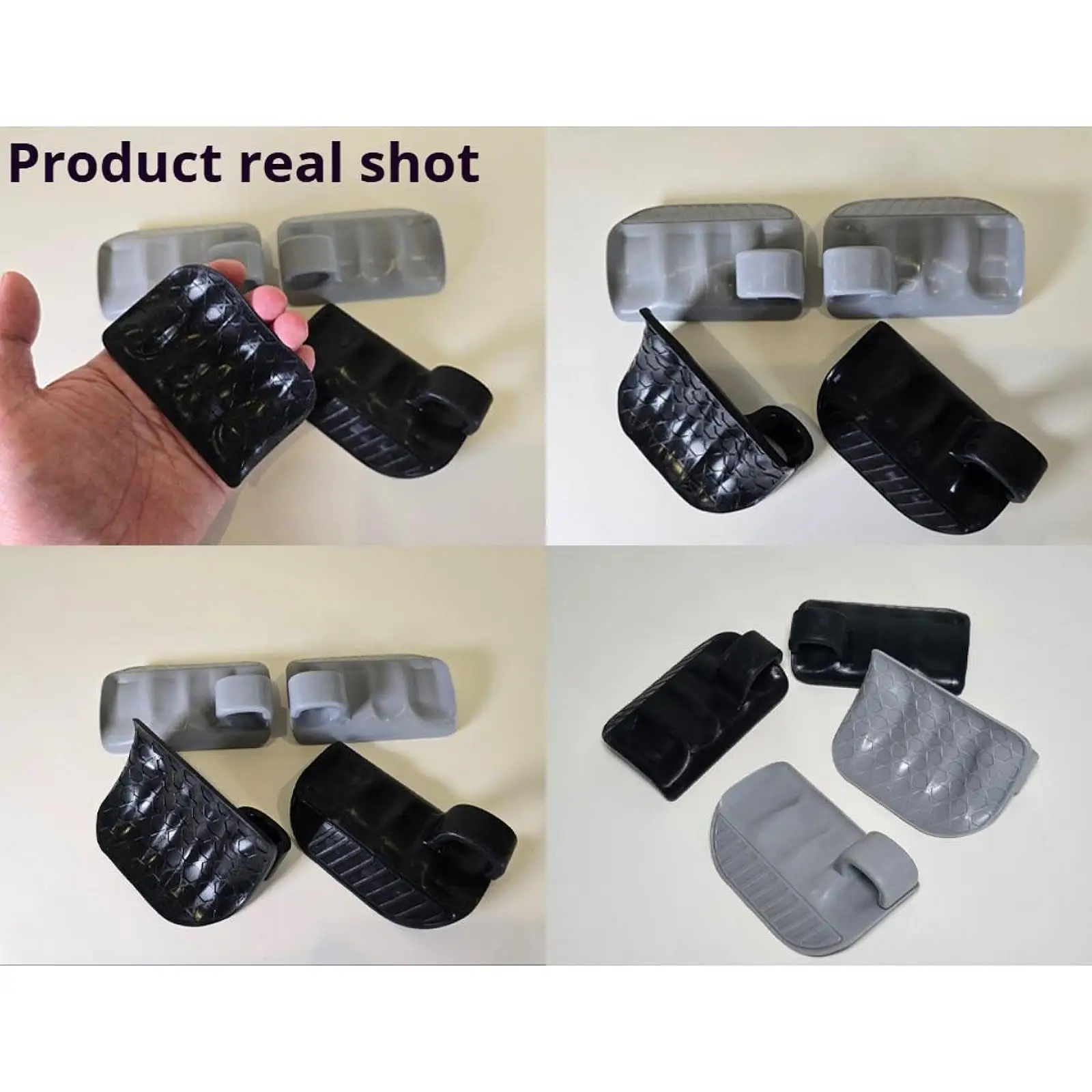 Fingerless Weight Lifting Grips Silicone Palm Protector Durable Ergonomic Gym Gloves for Training Exercise
