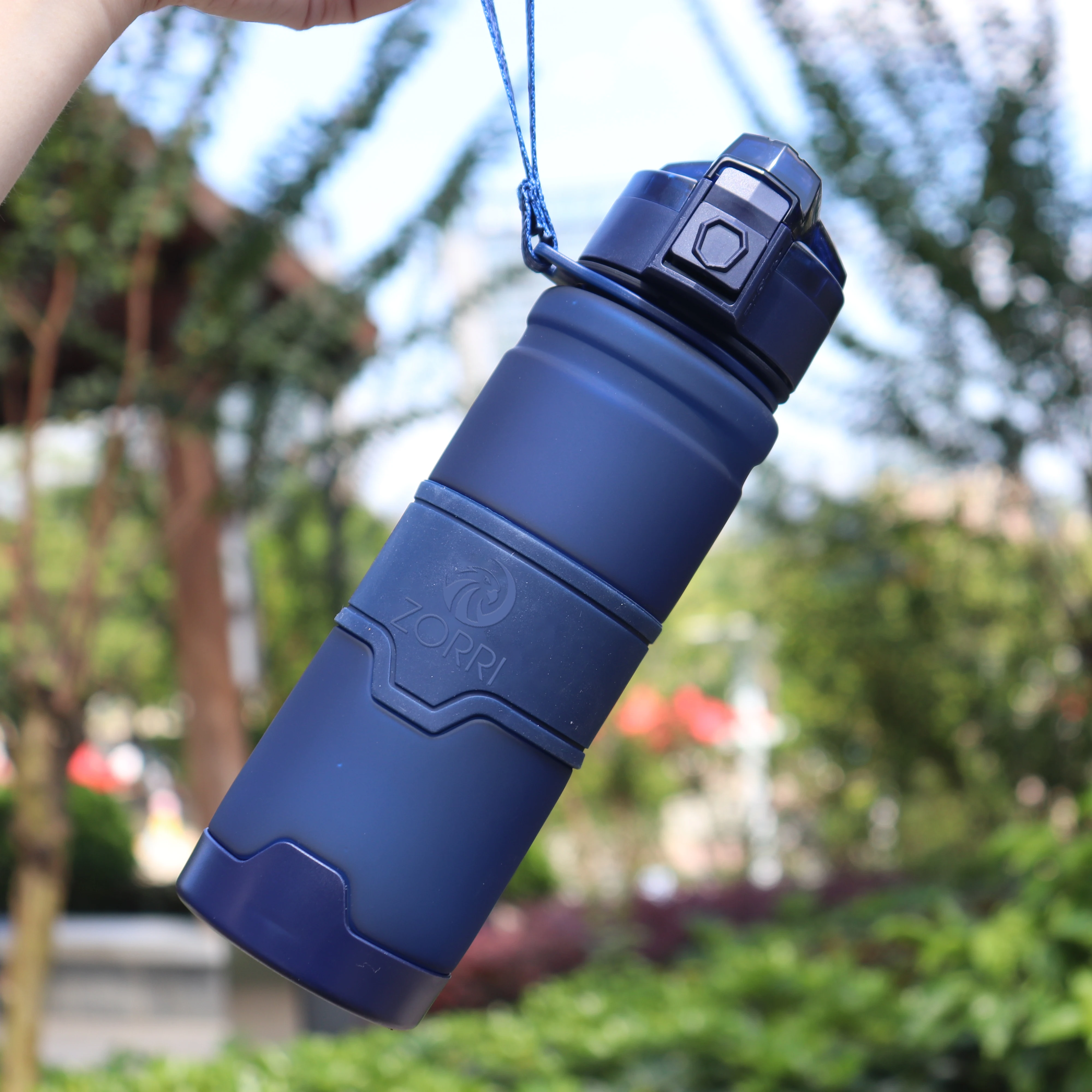 700ML Portable Water Bottle Motivational Sports Water bottle with Time Marker Leakproof Cup for Outdoor Sport Fitness BPA Free