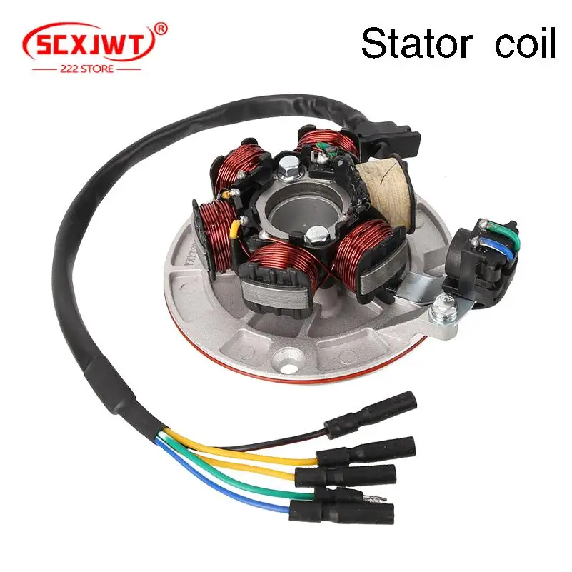 

140Cc Engine 6 Coil Ignition Magnetic Stator for 140LF Horizontal Pedal Starter Engine Dirt Pit Bike