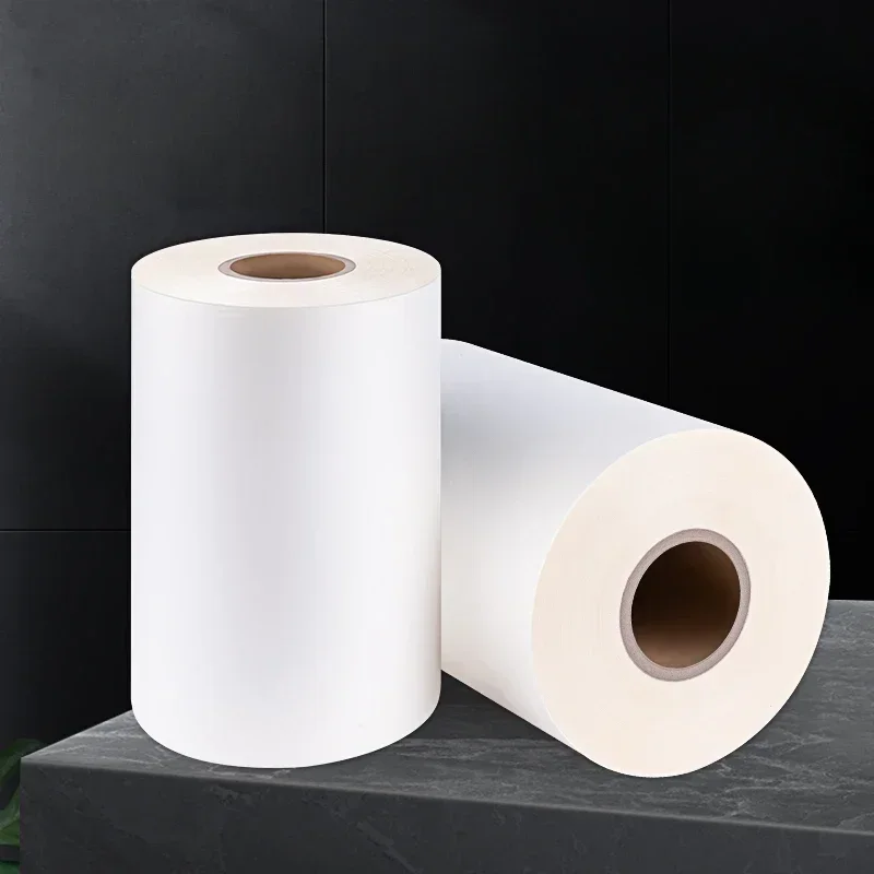 200 Mtransparent Bopp Pre Coating Film 1-inch Core Films Covering Foggy Surface Bright Surface Photo Hot Lamination Roll Film