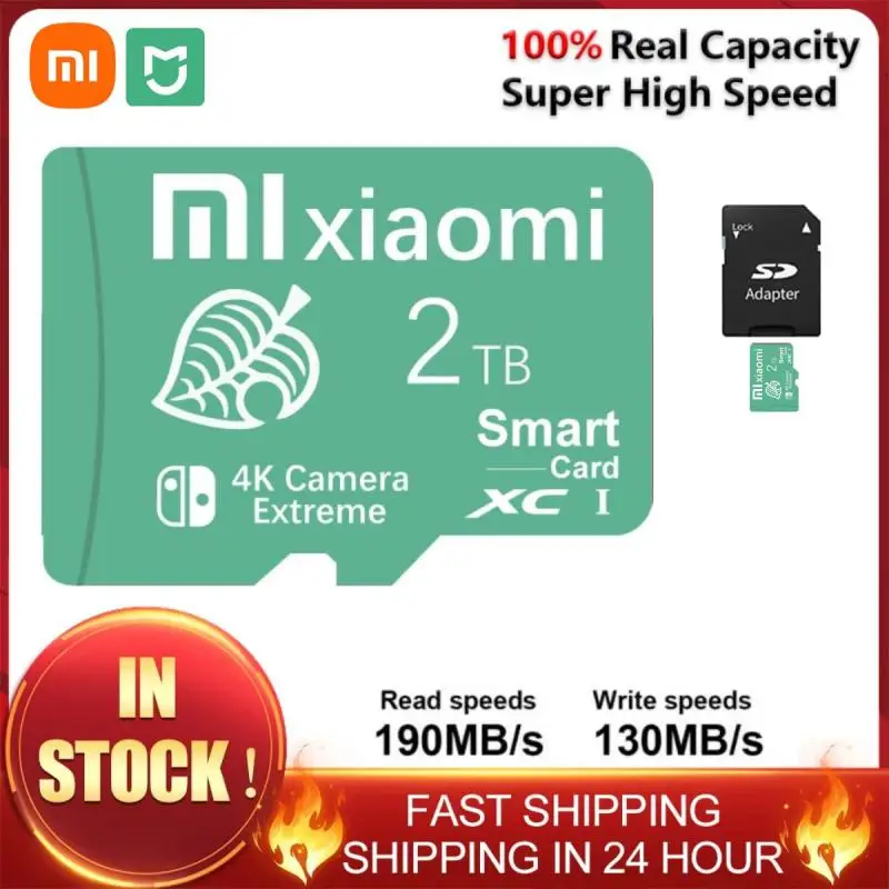 Xiaomi Mijia Micro TF/SD Memory Card 2TB 1TB V30 128GB 512GB SD Card SD/TF Flash Card Class 10 Memory Card For Nintendo Switch