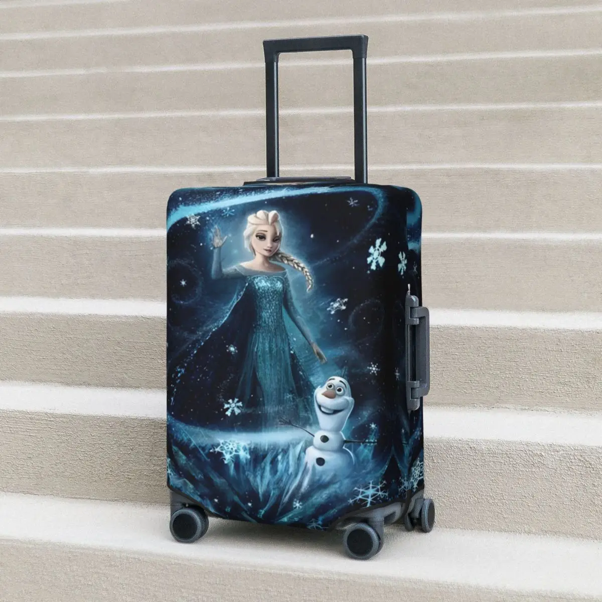 Frozen 2 Elsa Sophia Cartoon Valigia Cover MINISO 2024 Nuova serie Princess Vacanza Affari Utile Custodia protettiva per bagagli