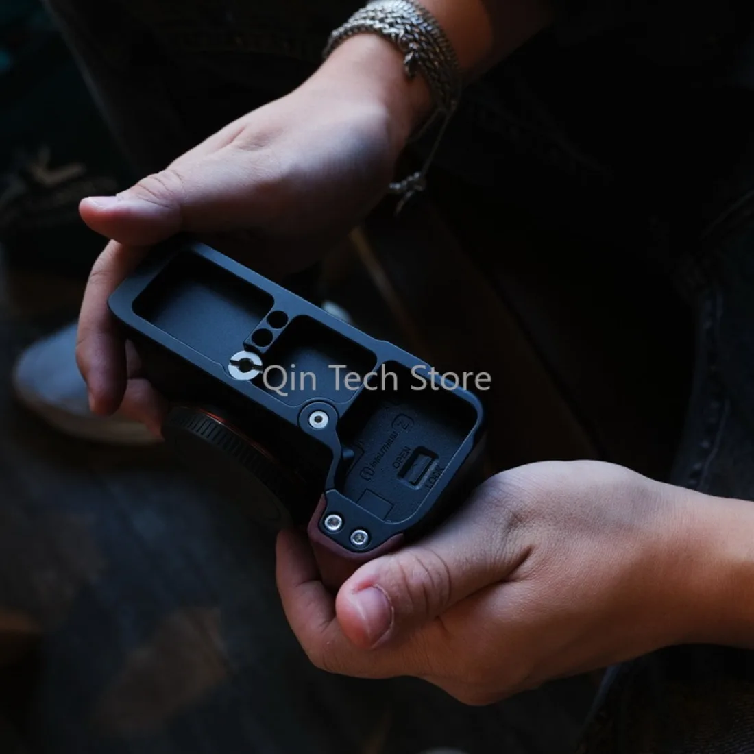 خشبية L نوع قوس ترايبود الإفراج السريع لوحة قاعدة قبضة المشبك مقبض لسوني A7C A7 C كاميرا رقمية Arca-السويسرية RSS ترايبود