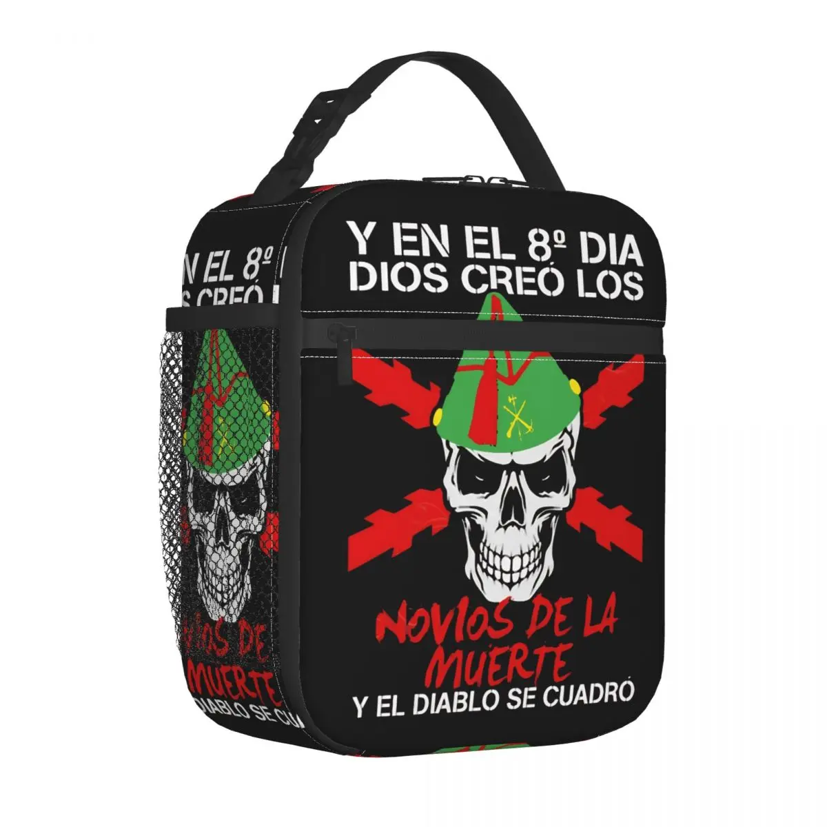 Spanish Legion Insulated Lunch Tote Bag for Women Spain Coat of Arms Resuable Cooler Thermal Food Lunch Box School