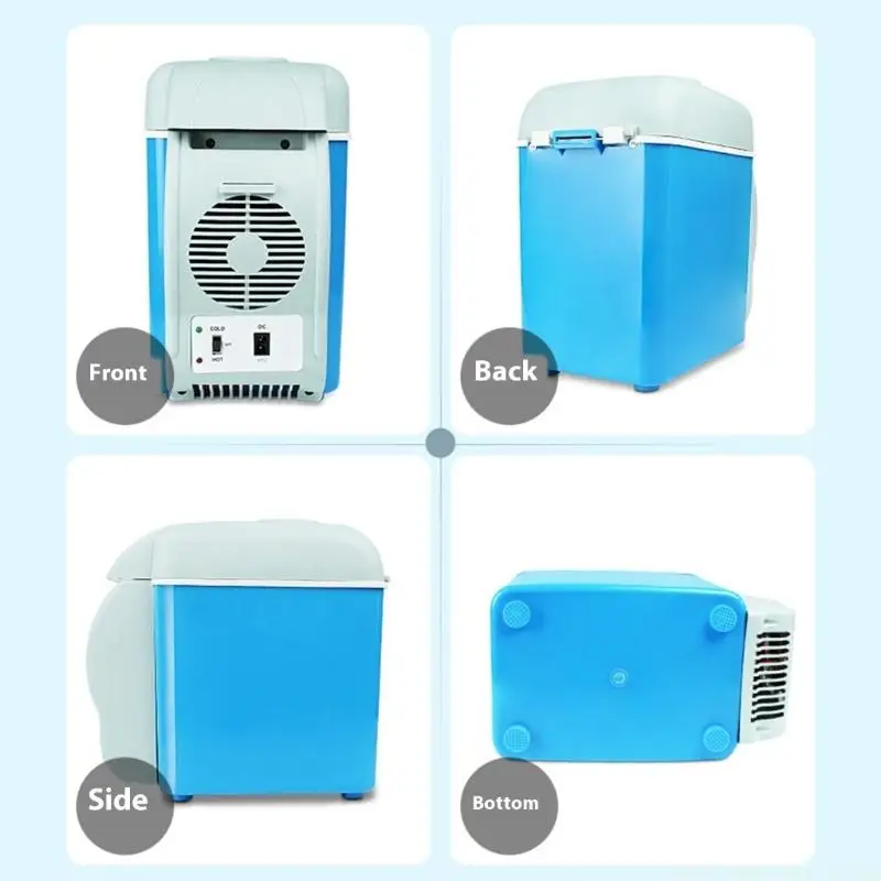 

J0MA 7.5L Автомобильный холодильник DC12V Автомобильный портативный шкаф и теплый мини-холодильник для Bevera