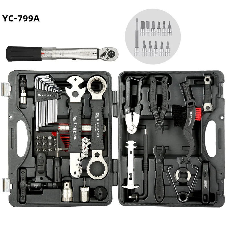 

Bike Tools Kit Set Complete with Torque Wrench Storage Case 20 Piece Bike Bicycle Repair Tool Kit Set