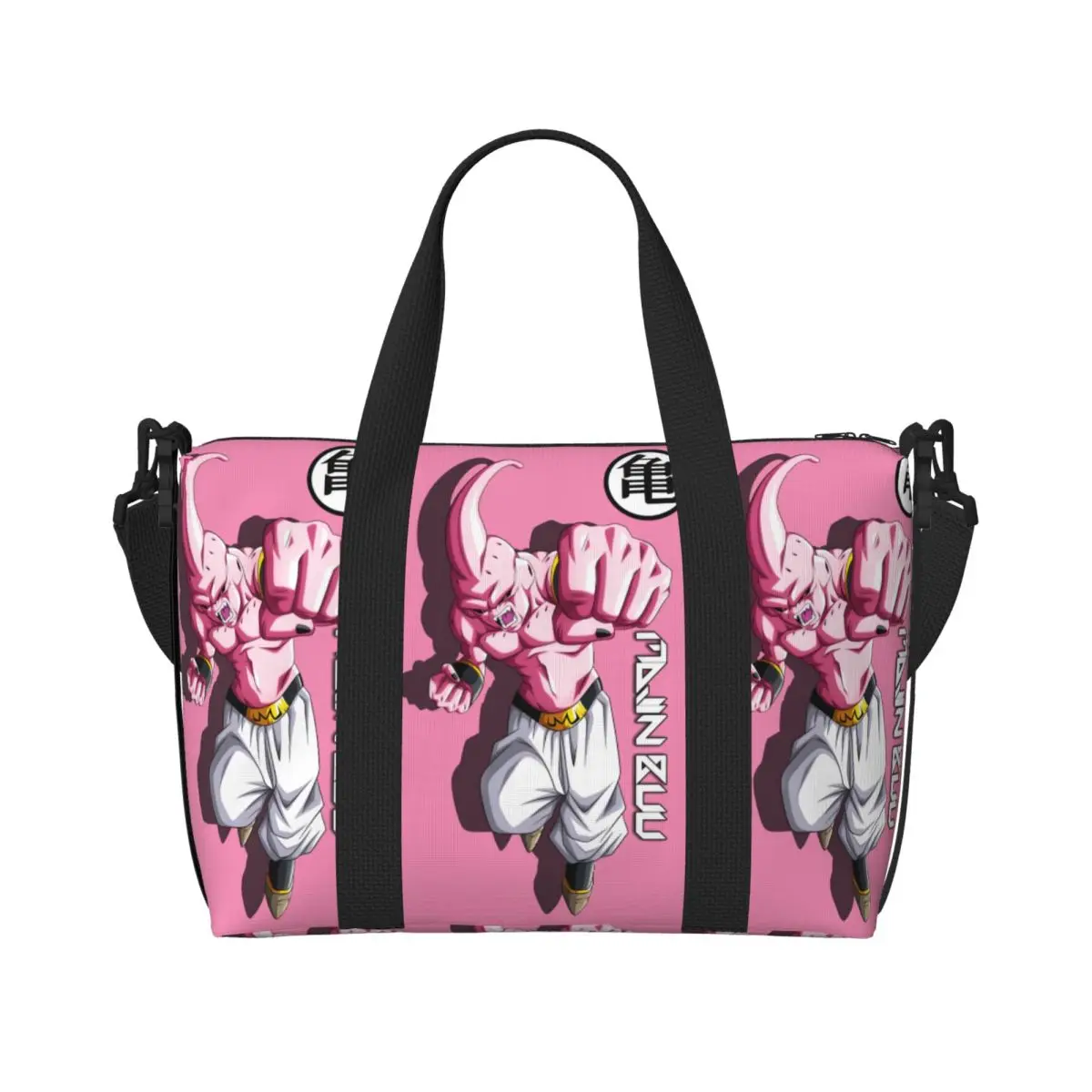 Maßgefertigte D-Dragon B-Ball Supers Buus Strandtasche für Frauen Cartoon Anime Großes Fach Strand Fitness Reisetaschen