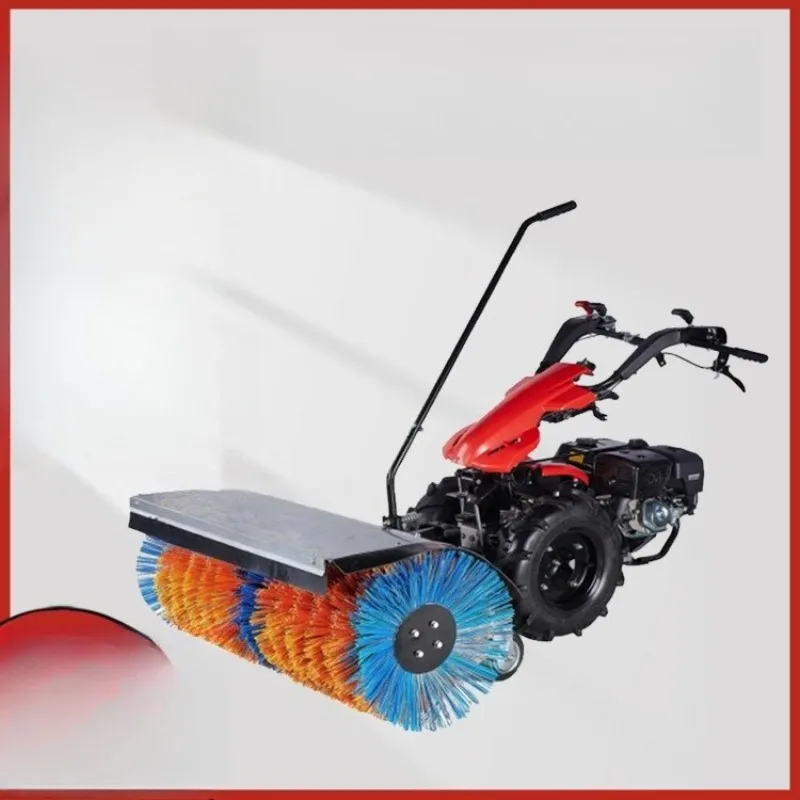 핸드 푸시 제설기 도로 제설 운전 제설 파워 듀얼 스타트