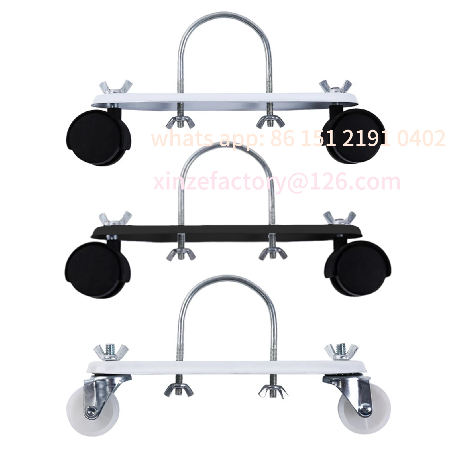 Customizable Electric Heater Caster Frame Base Simple Installation Replace Parts Carbon Steel Length Replacements