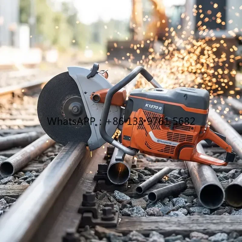 WSQ Steel Rail Cutting Machine with Engine High Precision Rail Track Cutter for Flexible Use
