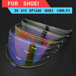 For SHOEI RF1400 NXR2 CWR-F2 CWR-F2R Z8 X15 X-Fifteen X-SPR Pro Helmet Visor Lens Shield Sunscreen Windshield Uv Protection Moto