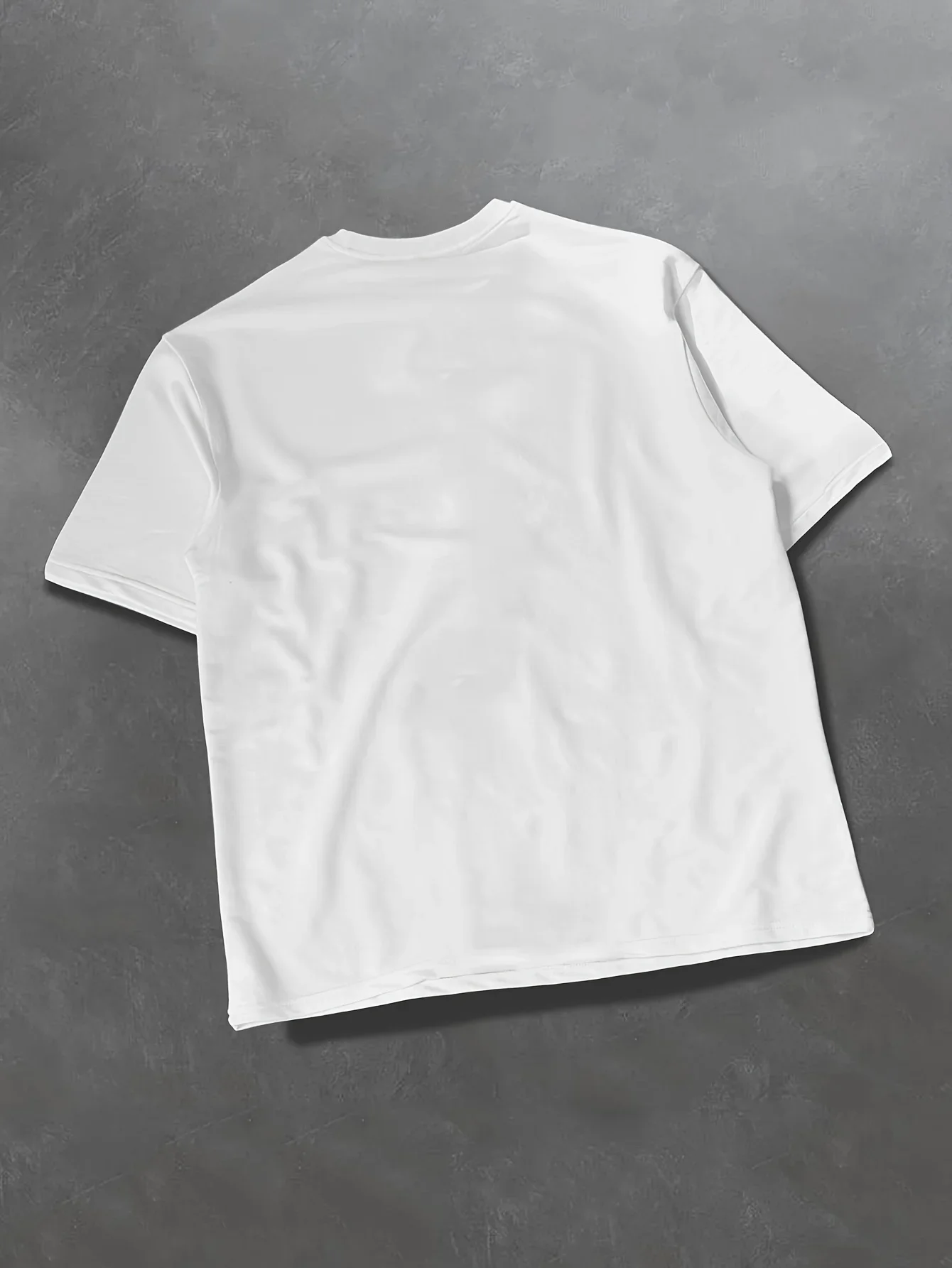 Camiseta عادية con estampado عادية camiseta Comoda femenina con manga corta estampada en blanco y Negro #6