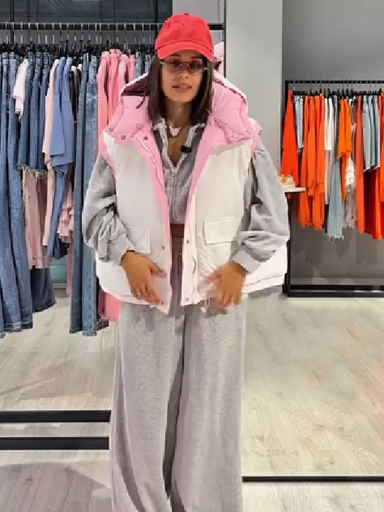 Wendbare, abnehmbare Kapuzenärmel, 2-in-1, wattierte Jacke, Oversized, dick, 2026, neuer Wintermantel, warm, schick, für Büro und Alltag, Damenmantel – Detail 13