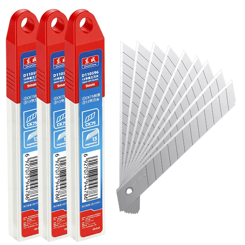 

Сменные лезвия для резаков 60 шт. ° Уголок стальной CK75, толщина 0,4 мм, ширина 9 мм, для упаковки, транспортировки и резки твердых материалов