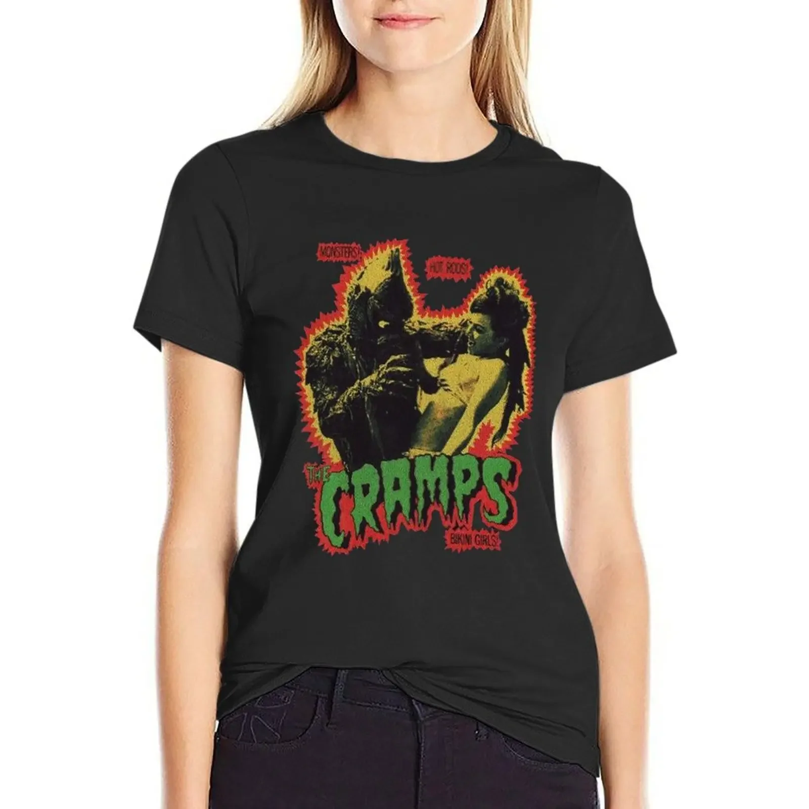 Gifts For Men Women The Cramps Art T-shirt funny animal print shirt for girls Short sleeve tee t-shirts for Women cotton