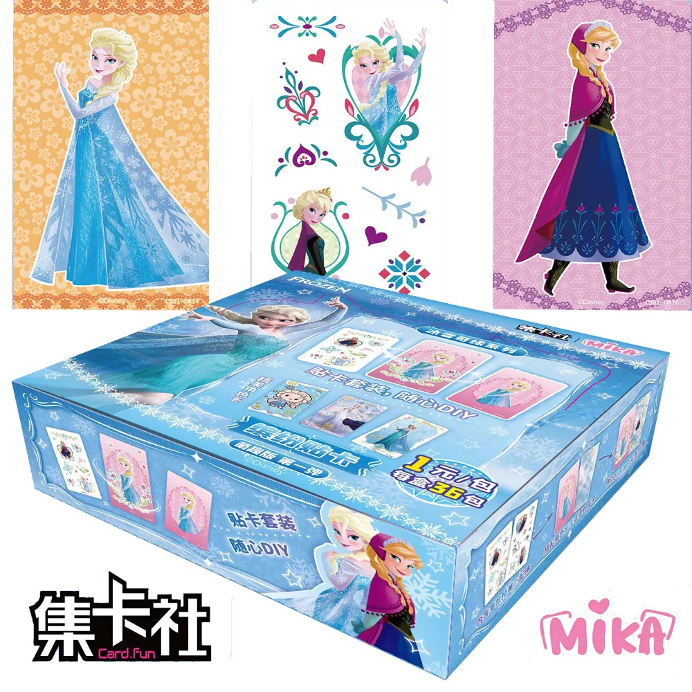 Card.Fun Genuine Frozen Collection Cards for Children Exquisite Gorgeous Limited Character Stickers Cards Toys Anniversary Gifts