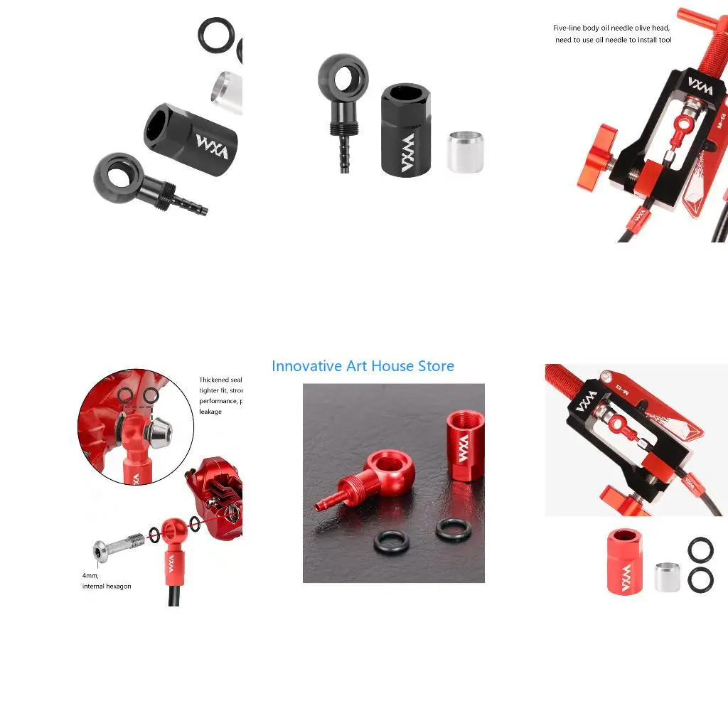 E1PC High Performances Brake Line Adapters Set For Mountain Bike Hydraulic Systems