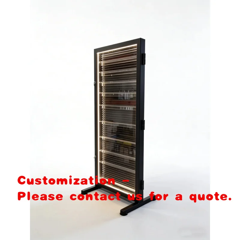 custom.China Supplier-Filtering Transparent Card Panel Scratchproof Acrylic Front Tcg Card Display Cabi