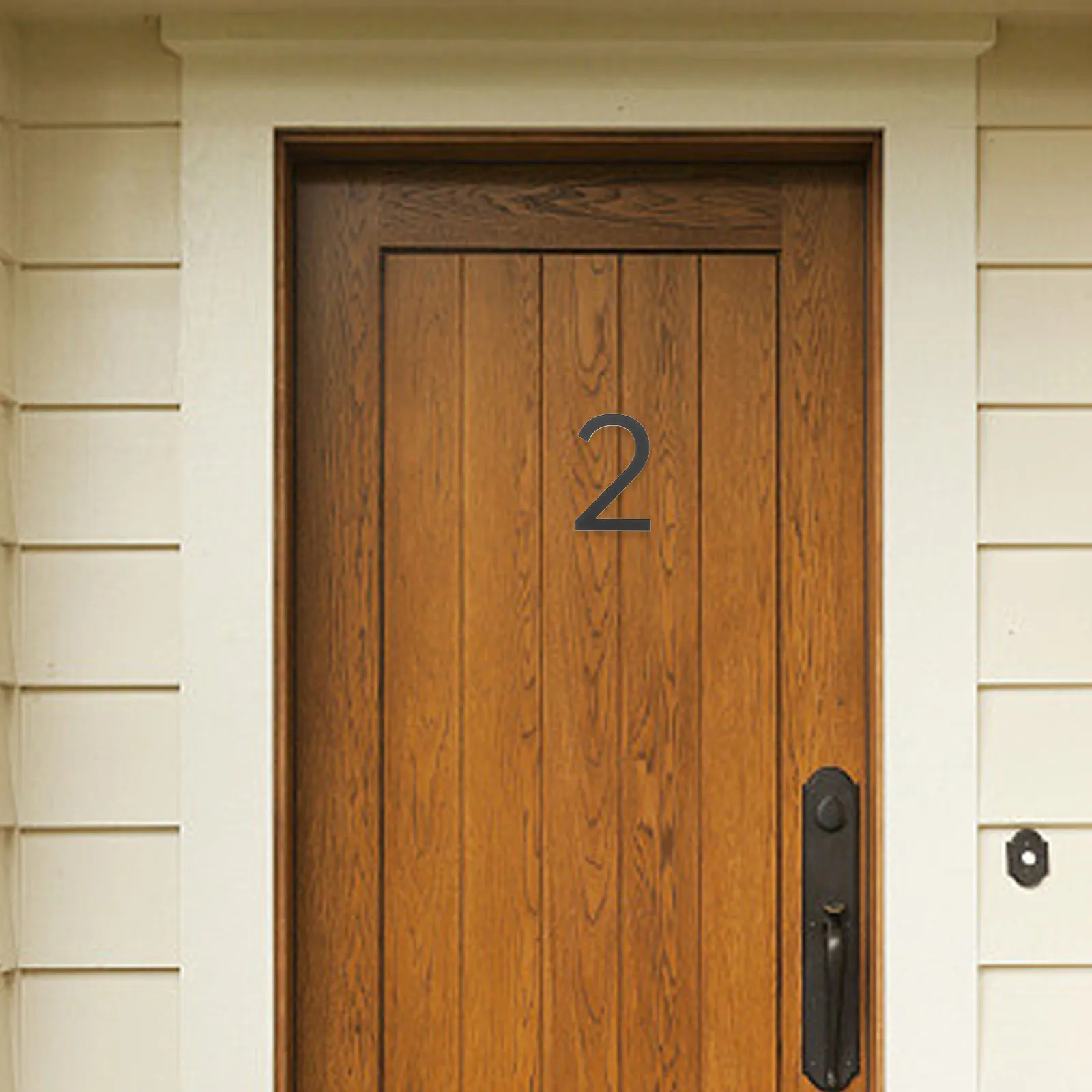 

3D Acrylic Numbers Large Floating Outdoor Home Address Signs Sturdy Room Number Stickers Easy Install Adhesive Door Wall