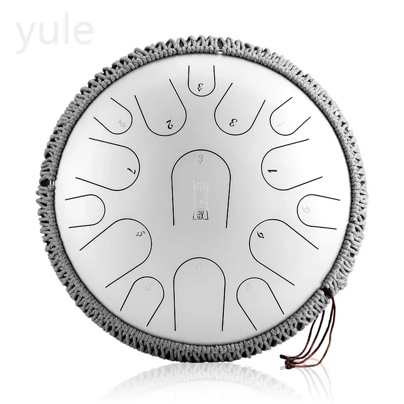 [Titanium Steel] Pearlescent Paint 15-tone Ethereal Drum Steel Tongue Drum Adult Children Beginners Percussion Instruments