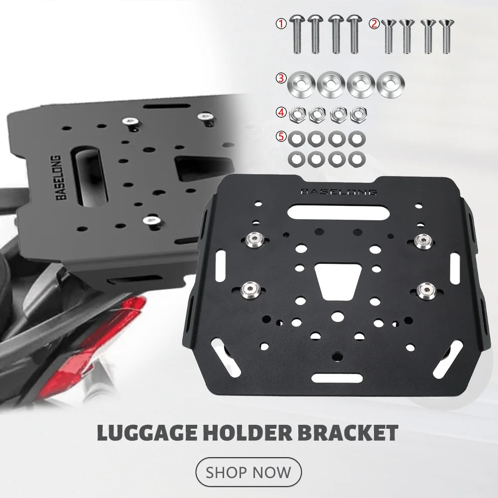 

Для Ducati Multistrada V4 2021 2022 2023 2024 мотоциклетный задний багажник, чехол, верхняя коробка, опорный держатель, кронштейн MultistradaV4