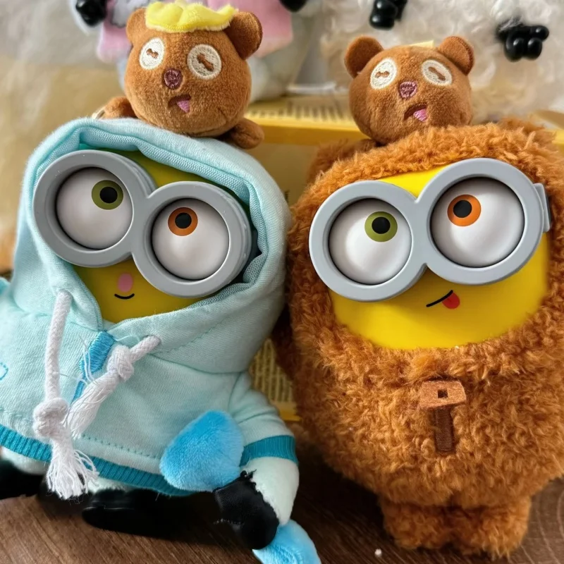 

Аутентичные 52 игрушки BOB + TIM, желтый человек, плюшевая кукла, подвесной орнамент, игрушка в подарок для друзей, мягкие плюшевые животные, коллекционная слепая коробка