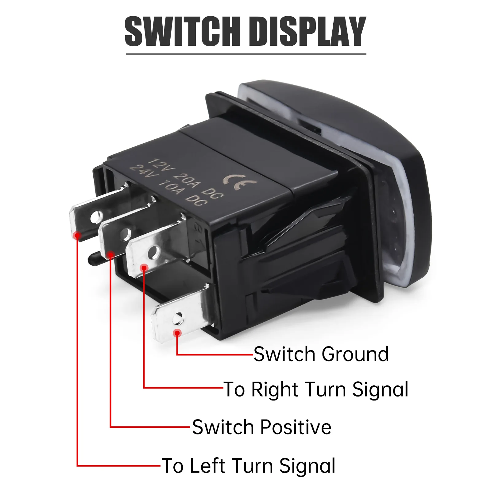 Universal Motorcycle LED Flasher Relay 4 Pin 12V Electronic Motorcycle ATV Turn Signal LED Light Flasher Blinker Relay Switch