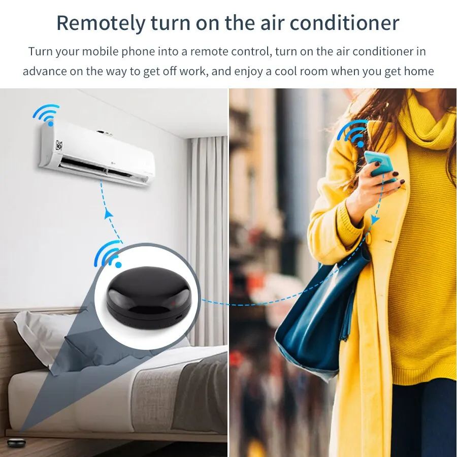 Tuya WiFi IR Remote Controler Smart Universal Infrared Smart Home APP Voice Control for TV Via Smart Life APP Alexa Google Home