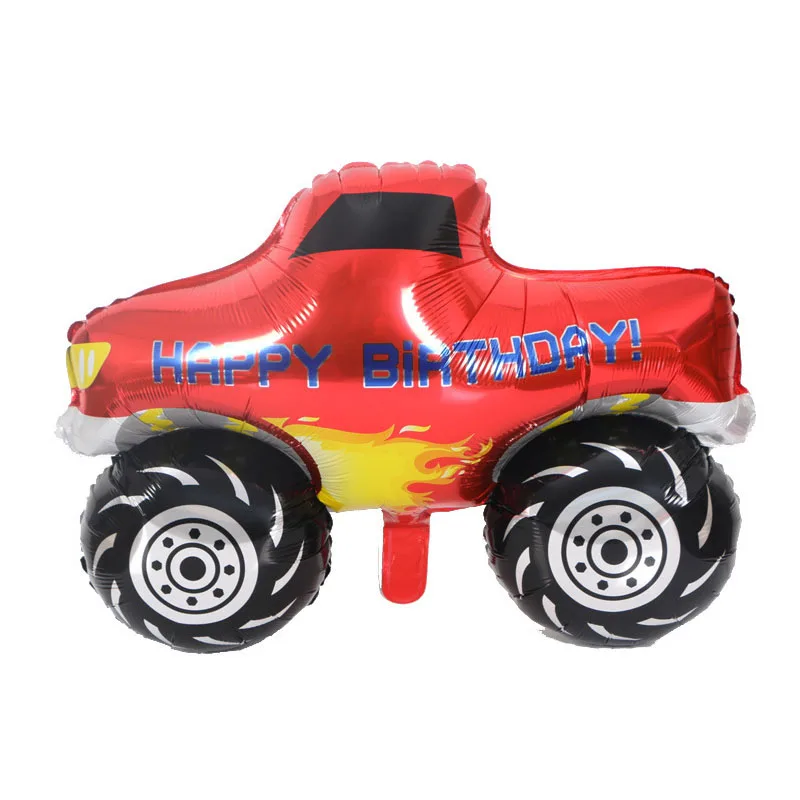 Monster Truck Geburtstagsdekorationen Geschirr Teller Tasse Geschenk Monster Truck Geburtstag Partyzubehör Ballon Hintergrund Party Setup – Detail 25