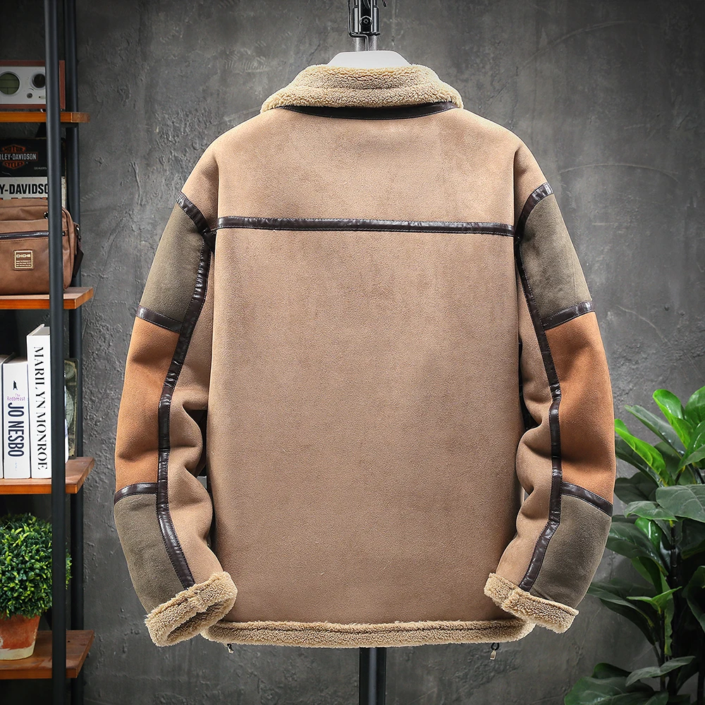 2022 new arrival Men's warm overcoat men Casual jacket thicken Fur integration coat fashion Jackets high quality Windbreaker K02