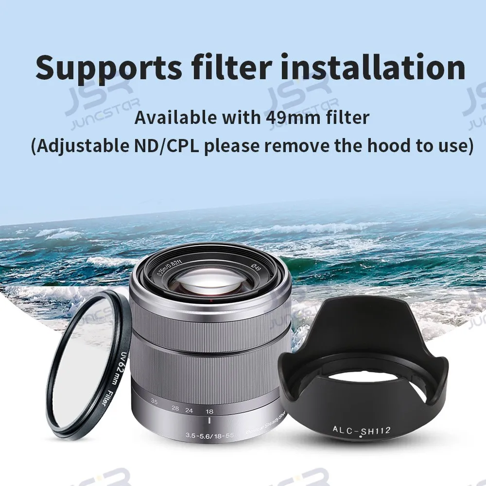Световой экран ALC-SH112 подходит для объективов Sony E18-55E55-210FE28mmf2E50mm1.8