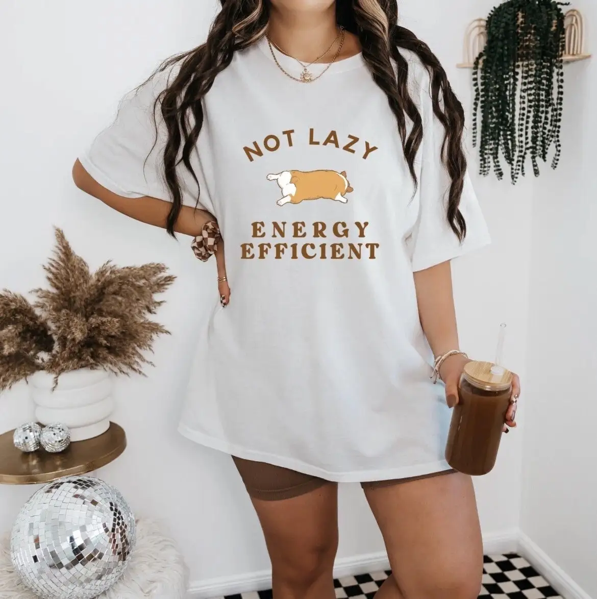 Забавная женская футболка Corgi S Meme