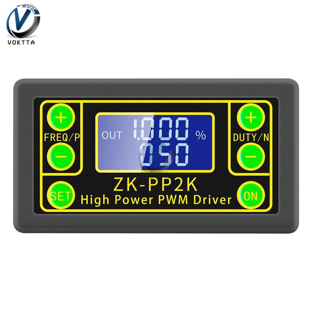 ZK-PP2K Digital PWM Motor Speed Controller generatore di segnale di ritardo regolabile regolatore di velocità del motore a impulsi ad alta potenza